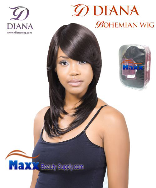 Diana Bohemian Synthetic Hair Full Wig - Kara